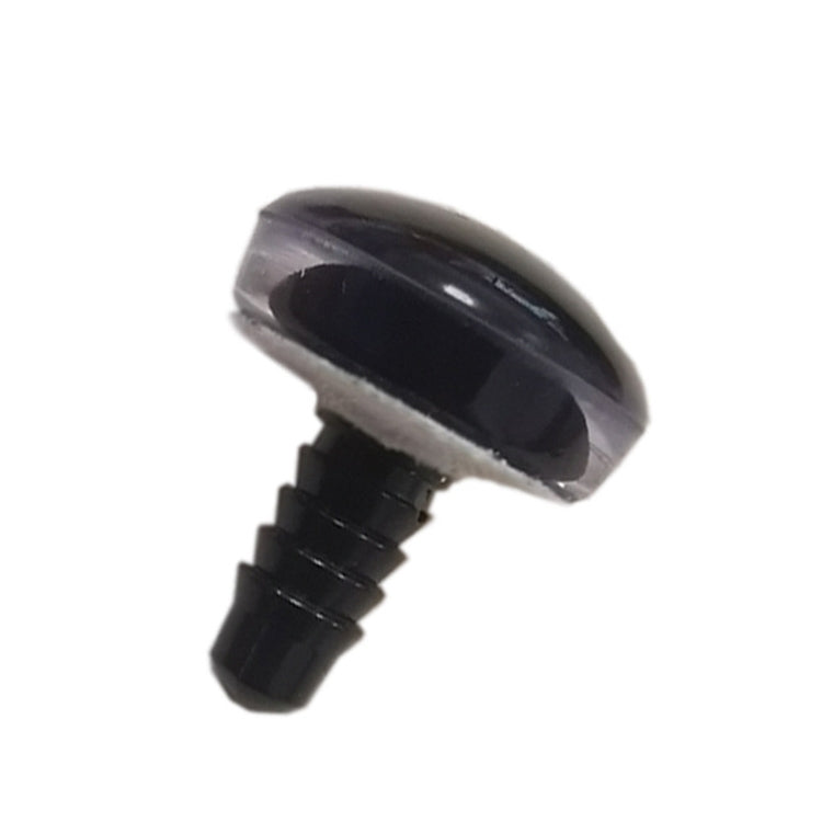 100pcs Resin Three-dimensional Animal Artificial Eye Plastic Plush Toy Accessories, Size:9mm (Colors Shipped Randomly)