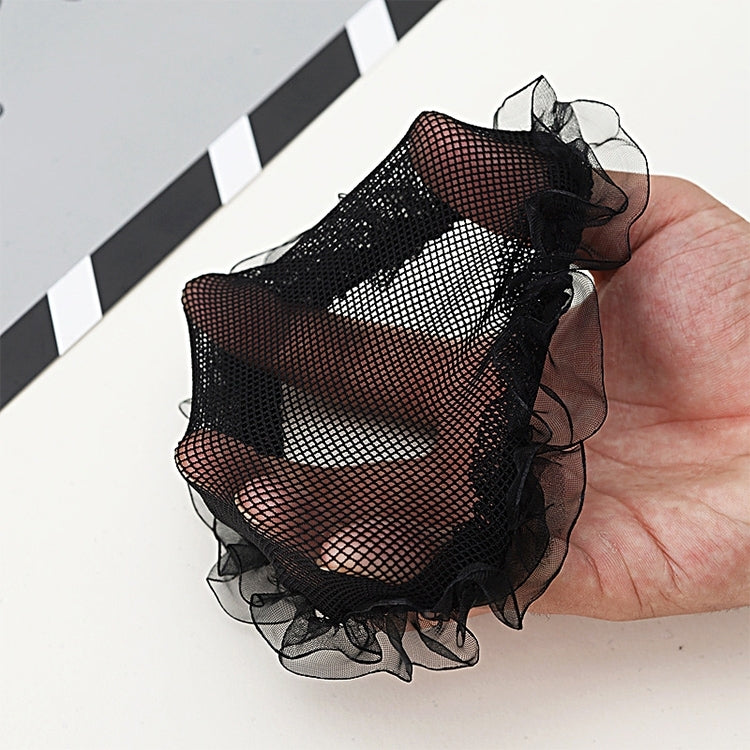 Lace Net Set Hair Net Bag Ballet Headdress, Random Color Delivery