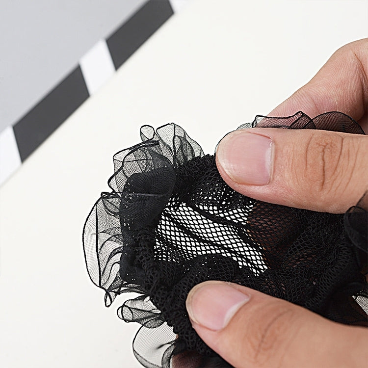 Lace Net Set Hair Net Bag Ballet Headdress, Random Color Delivery