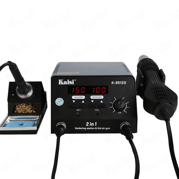 Kaisi 8512D 2 in 1 Smart Digital Display Hot Air Gun Soldering Iron Rework Station