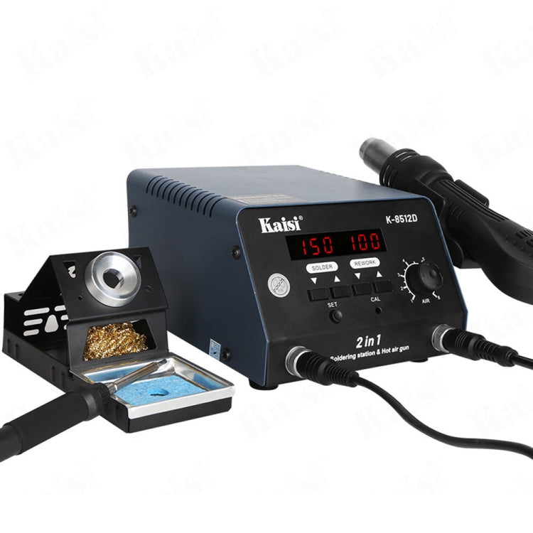 Kaisi 8512D 2 in 1 Smart Digital Display Hot Air Gun Soldering Iron Rework Station
