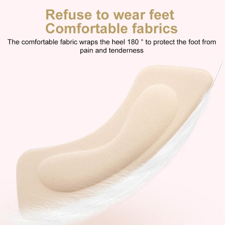 10pcs Invisible Anti-wear Butterfly Shape High Heel Stickers Thickened Sponge Heel Stickers, Random Color Delivery