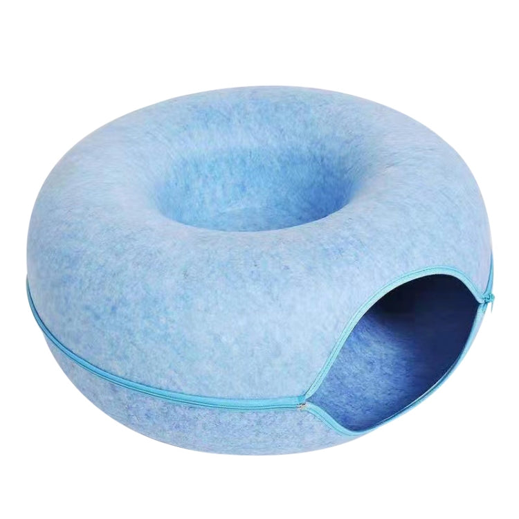 Round Wool Felt Cat Litter Tunnel Cat Litter