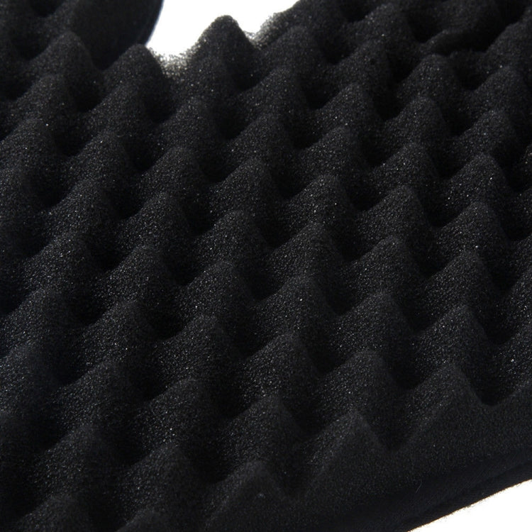 Single Sponge Wipe Black Hair Styling Gloves