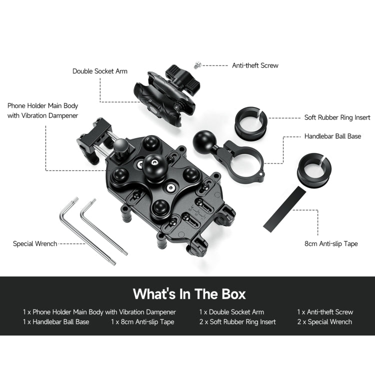 Ulefone Armor Mount Pro AM01 Universal Bicycle Handle Phone Holder