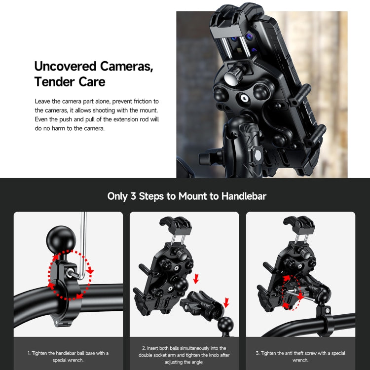 Ulefone Armor Mount Pro AM01 Universal Bicycle Handle Phone Holder