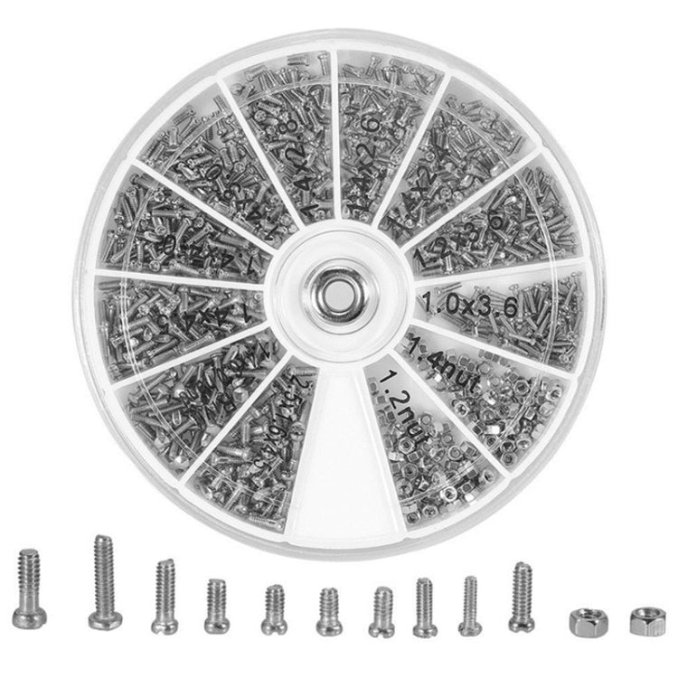 600pcs Micro Glasses Sunglasses Watch Glasses Case Crack Repair Kit Tool Kit with Screwdriver