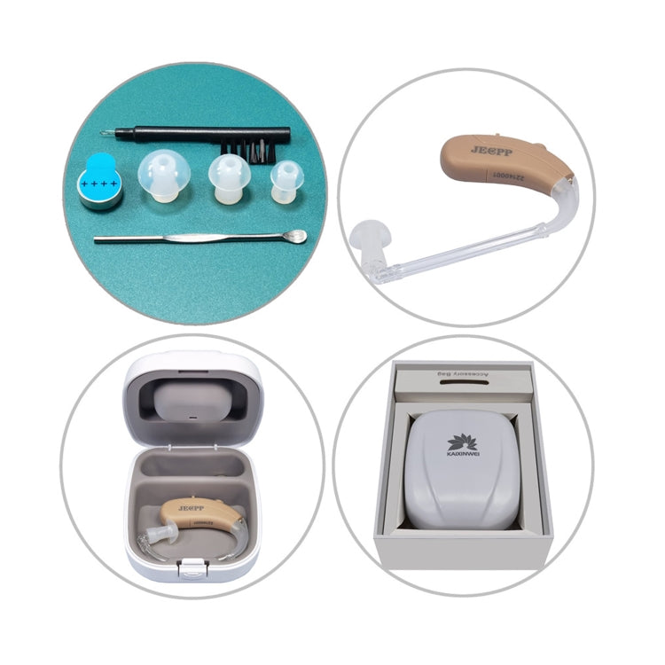 KAIXINWEI B145 DC3.7V Earhook Hearing Aid Sound Amplifier