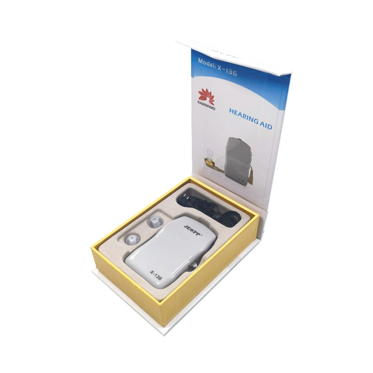 KAIXINWEI X136 DC1.5V In-ear Hearing Aid Sound Amplifier