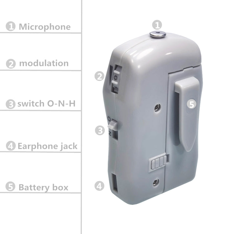 KAIXINWEI X136 DC1.5V In-ear Hearing Aid Sound Amplifier