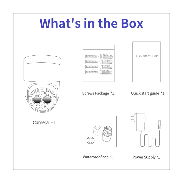 ESCAM G03 2x4MP Dual Lens Zoom 8X Dual Light Source WiFi Camera Support Two-way Voice & Motion Detection