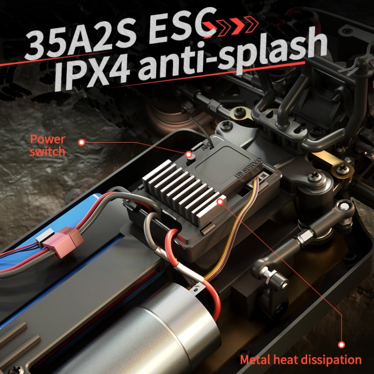 JJR/C Q146 Electric 4WD Alloy Short Card Off-Road Remote Control Car