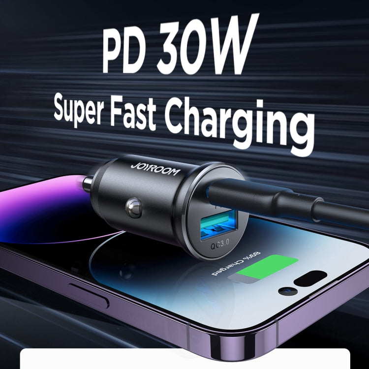 JOYROOM JR-CCN05 30W PD+QC3.0 Mini Metal Car Charger