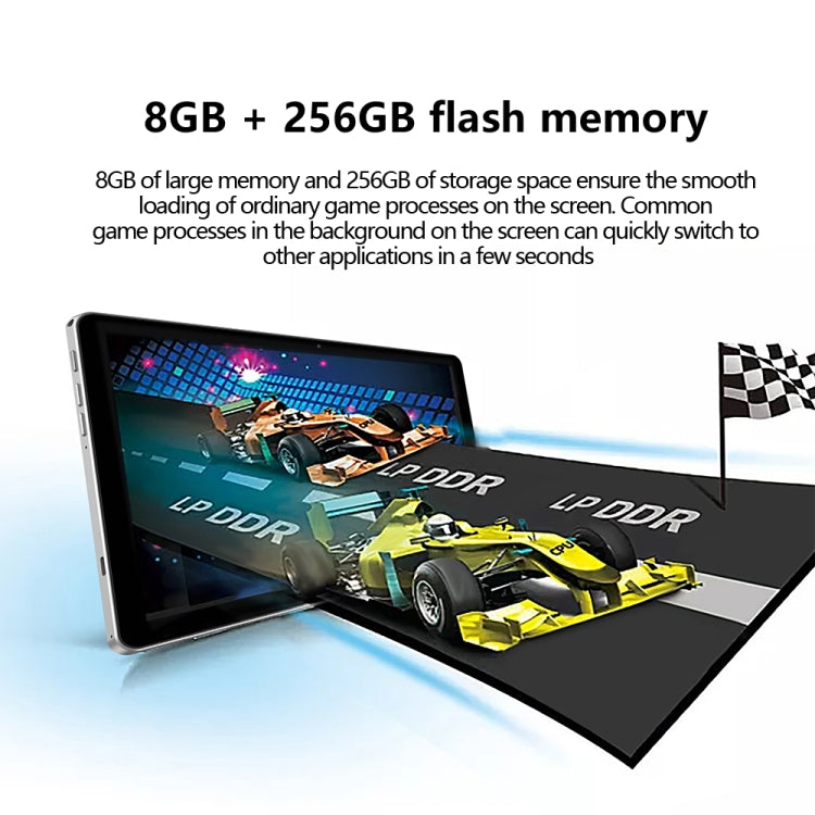 BDF P40 4G LTE Tablet PC 10.1 inch, Android 12 MTK6762 Octa Core, Support Dual SIM, EU Plug