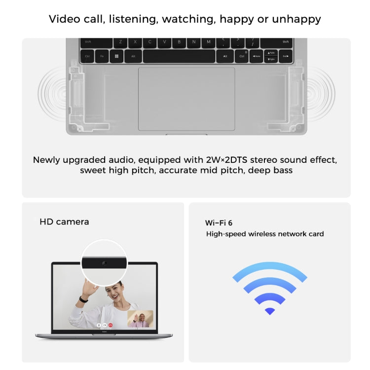 Xiaomi RedmiBook Pro 14 inch Laptop 2022, Windows 11 Home Chinese Version, AMD Ryzen 7 6800H Octa Core