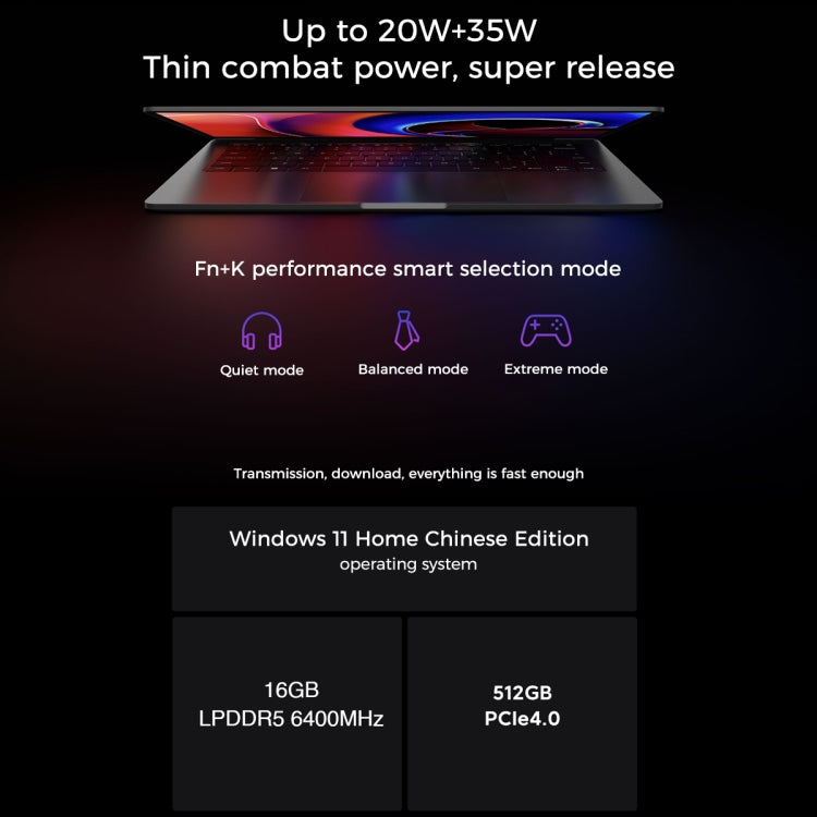 Xiaomi RedmiBook Pro 14 inch Laptop 2022, Windows 11 Home Chinese Version, AMD Ryzen 7 6800H Octa Core