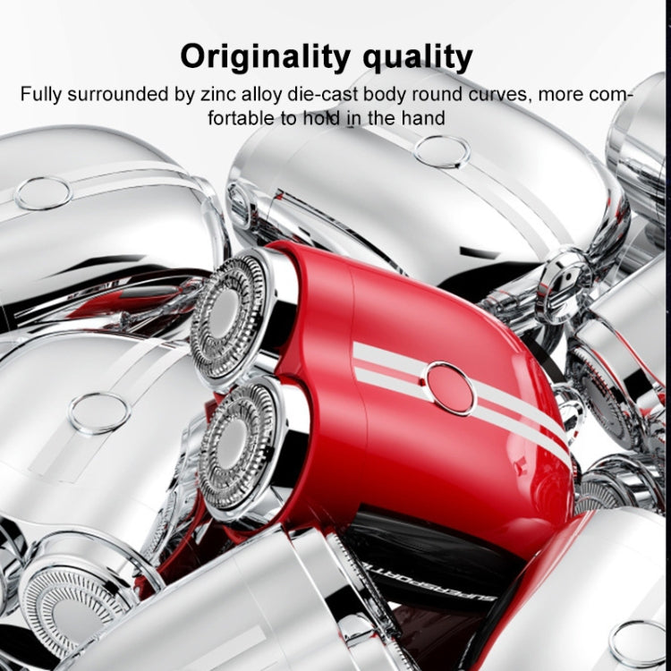 Portable Wet and Dry Double Shaving IPX7 Waterproof Electric Shaver