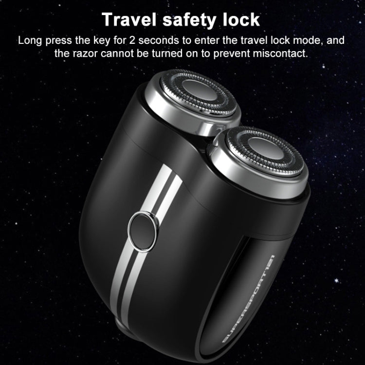 Portable Wet and Dry Double Shaving IPX7 Waterproof Electric Shaver