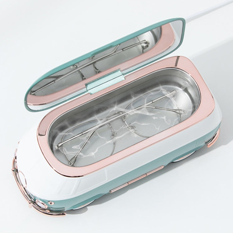 Bus-shaped Portable Ultrasonic Glasses Automatic Cleaner