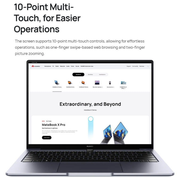 HUAWEI MateBook 14 Laptop, 14 inch Touch Screen Windows 11 Home Chinese Version, Intel 12th Gen Core i5-1240P Integrated Graphics