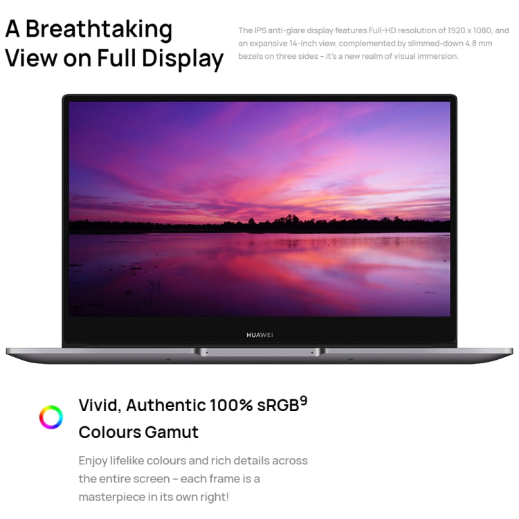 HUAWEI MateBook B3-420 Laptop, 14 inch Windows 11 Home Chinese Version, Intel 11th Gen Core i5-1135G7 Integrated Graphics