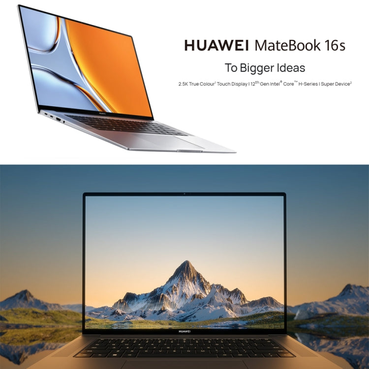 HUAWEI MateBook 16s Laptop, 16 inch Touch Screen Windows 11 Home Chinese Version, Intel 12th Gen Core i9-12900H Integrated Graphics