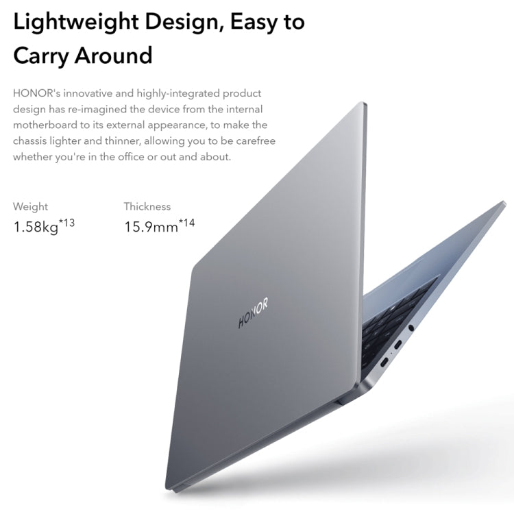 HONOR MagicBook 14 2022 Laptop, 14 inch Windows 11 Home Chinese Version, Intel 12th Gen Core i5-12500H MX550 Discrete Graphics