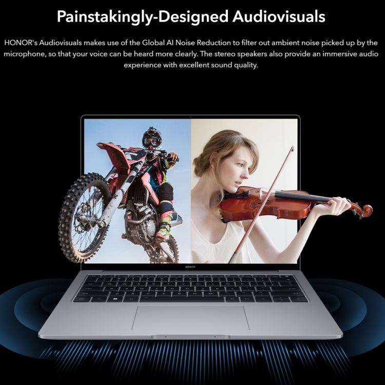 HONOR MagicBook 14 2022 Laptop, 14 inch Windows 11 Home Chinese Version, Intel 12th Gen Core i5-12500H MX550 Discrete Graphics