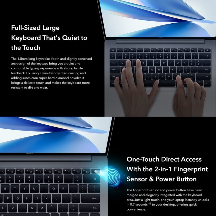 HONOR MagicBook 14 2022 Laptop, 14 inch Windows 11 Home Chinese Version, Intel 12th Gen Core i5-12500H RTX2050 Discrete Graphics