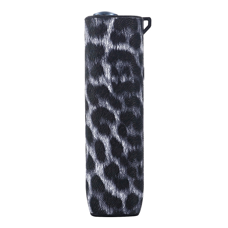 Leopard TPU+PU Leather Electronic Cigarette Protective Case with Lanyard