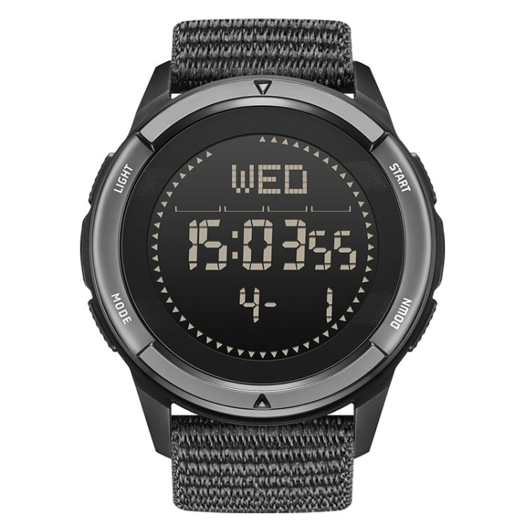 NORTH EDGE ALPS Outdoor Waterproof Men Carbon Fiber Digital Nylon Strap Smart Sports Watch