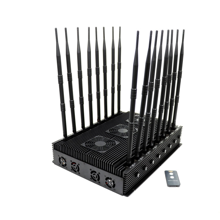 JAX-121F-16 2G/3G/4G/5G/WiFi/GPS/LOJACK/LORA/UHF/VHF Phone Signal Jammer