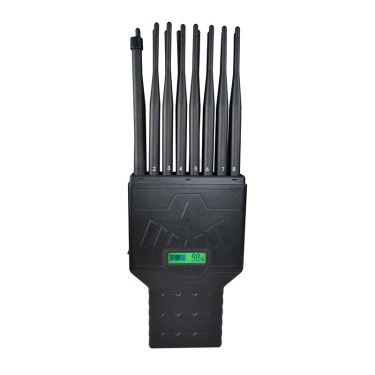 JAX-121P16 2G/3G/4G/5G/WiFi/GPS Handheld Phone Signal Jammer