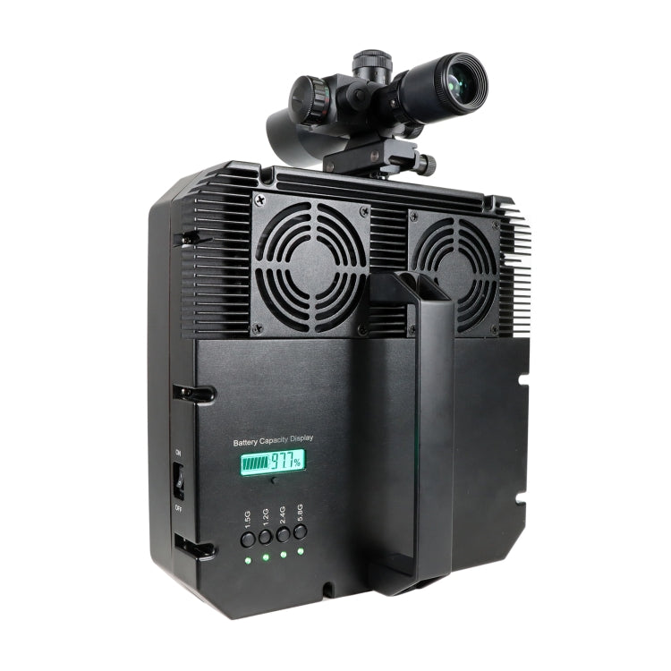 JAX-D5 2.4G/5.8GHz/GPSL1+GPSL2/L5/868/915MHZ/5.2G Handheld UAV Signal Jammer