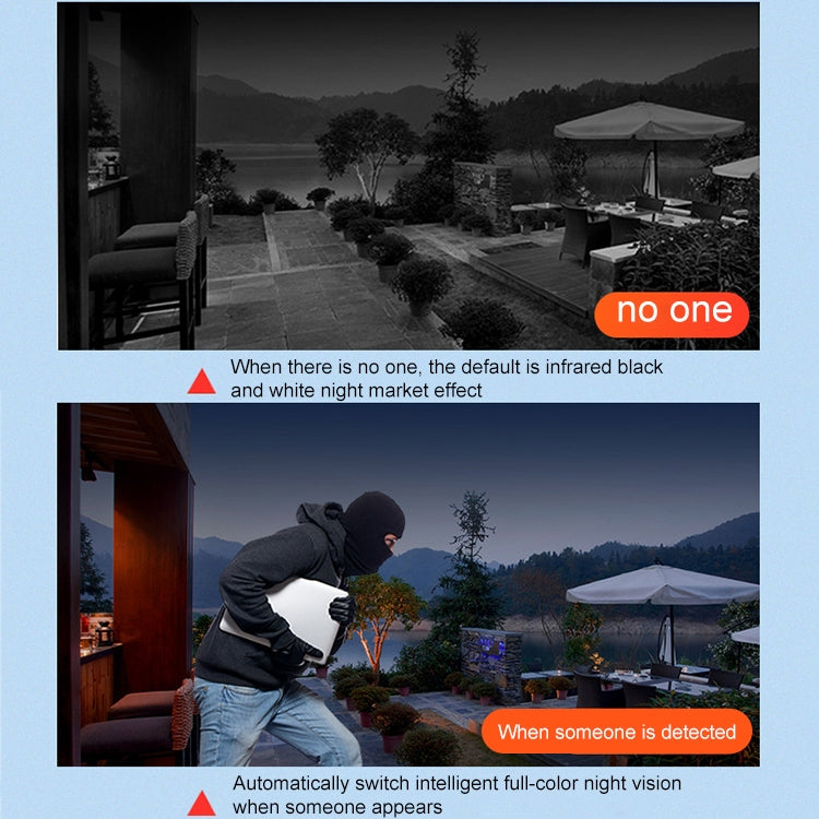 DF-3HBJ 4MP HD IP66 Waterproof Outdoor WiFi IP Camera Support  Full Color Night Vision