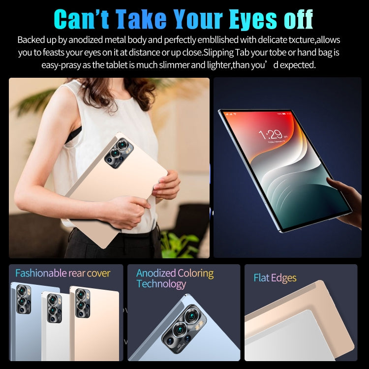 S22 10.1 inch 3G Tablet PC, Android 7.0 MTK6735 Octa Core, Support Dual SIM, WiFi, Bluetooth, GPS