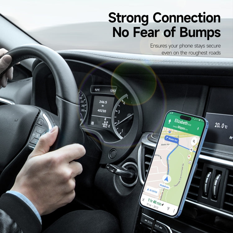 DUZZONA V2 15W Transparent Car Magnetic Wireless Charger