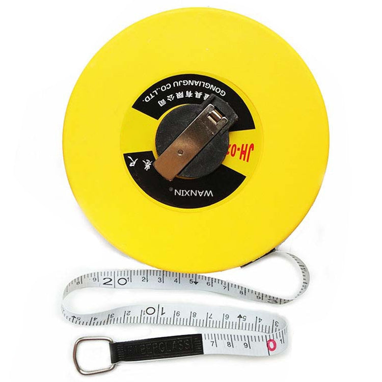 Jianda Fiber Leather Tape Measure Disc-shaped Hand-operated Soft Ruler Construction Site Measurement Ruler