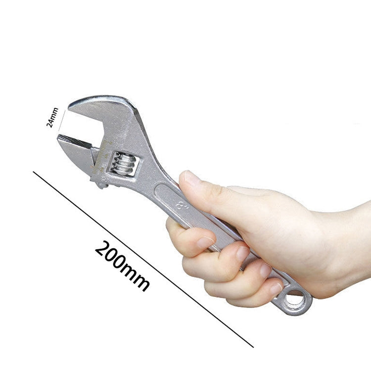 Adjustable Wrench Overall Quenched Finely Polished Chrome Plated Manual Huhui Adjustable Wrench Handle