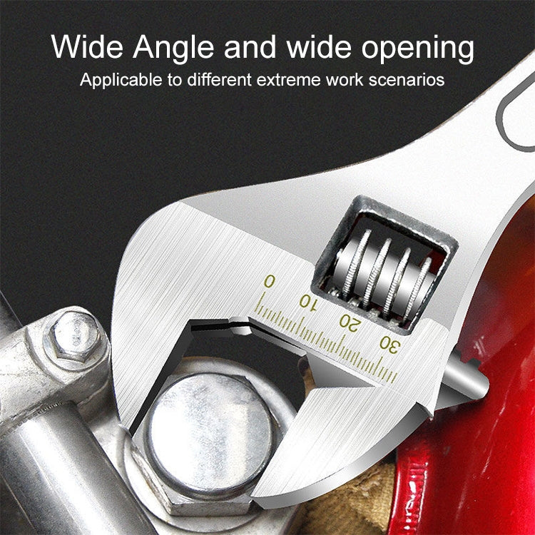 Adjustable Wrench Overall Quenched Finely Polished Chrome Plated Manual Huhui Adjustable Wrench Handle