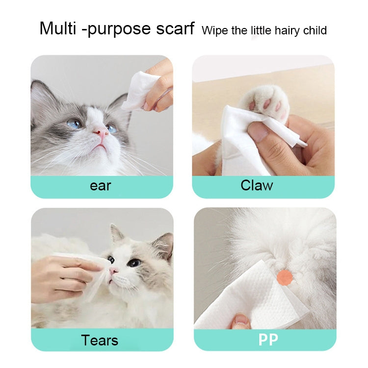 Pet Cleaning Wet Wipes for Cat Dog Cleaning Body