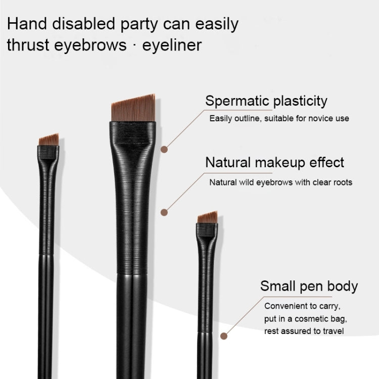 Blade Eyeliner Brush Ultra-thin Bevel Eyebrow Brush Makeup Tool