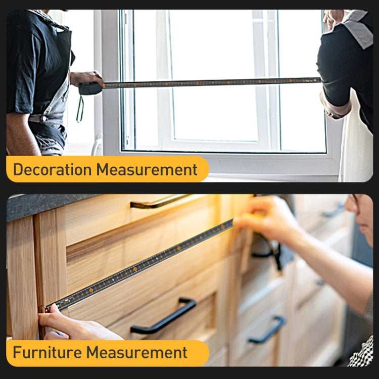 deli HT8519 5mx19mm High-precision Household Steel Measure Thickened Measuring Tape