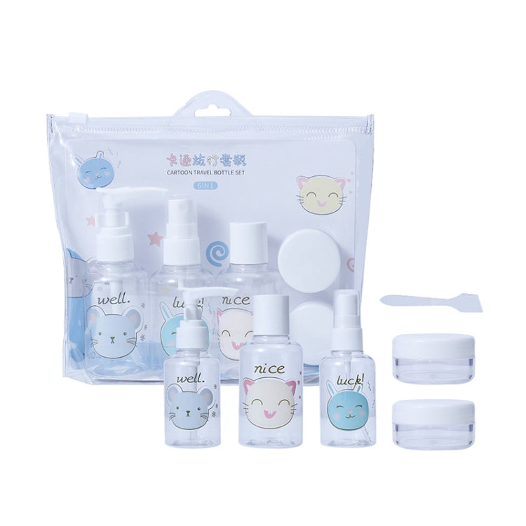 SY1039 Cartoon Travel Bottles Set Cosmetic Dispensing Bottles