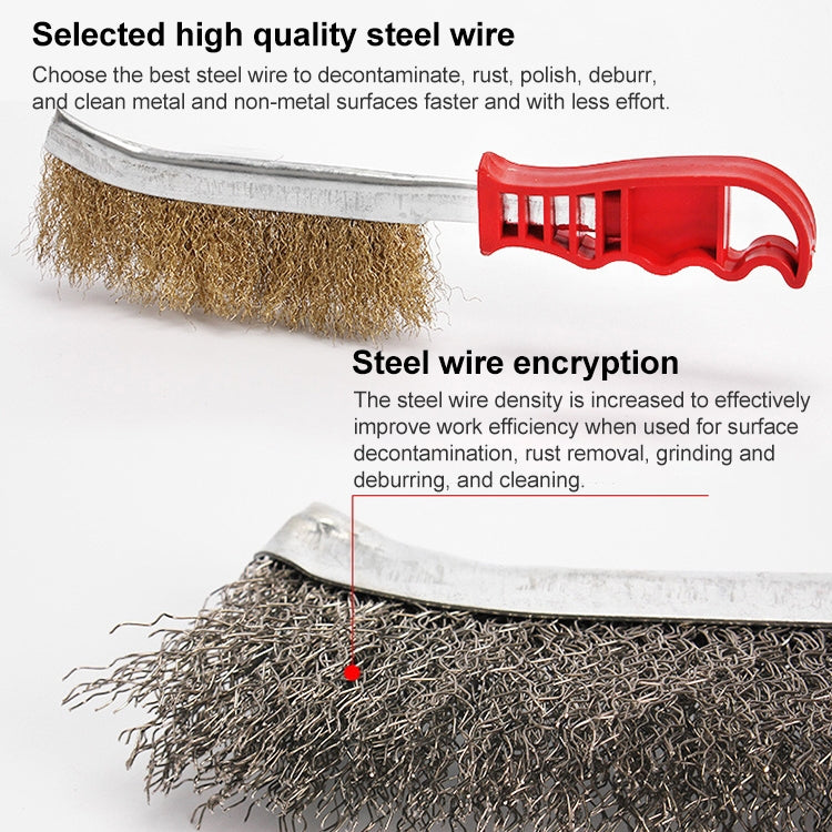 BBQ Grill Wire Cleaning Brush with Handle