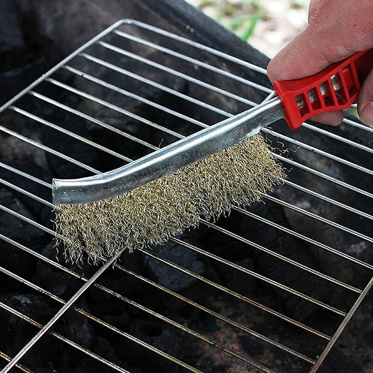 BBQ Grill Wire Cleaning Brush with Handle