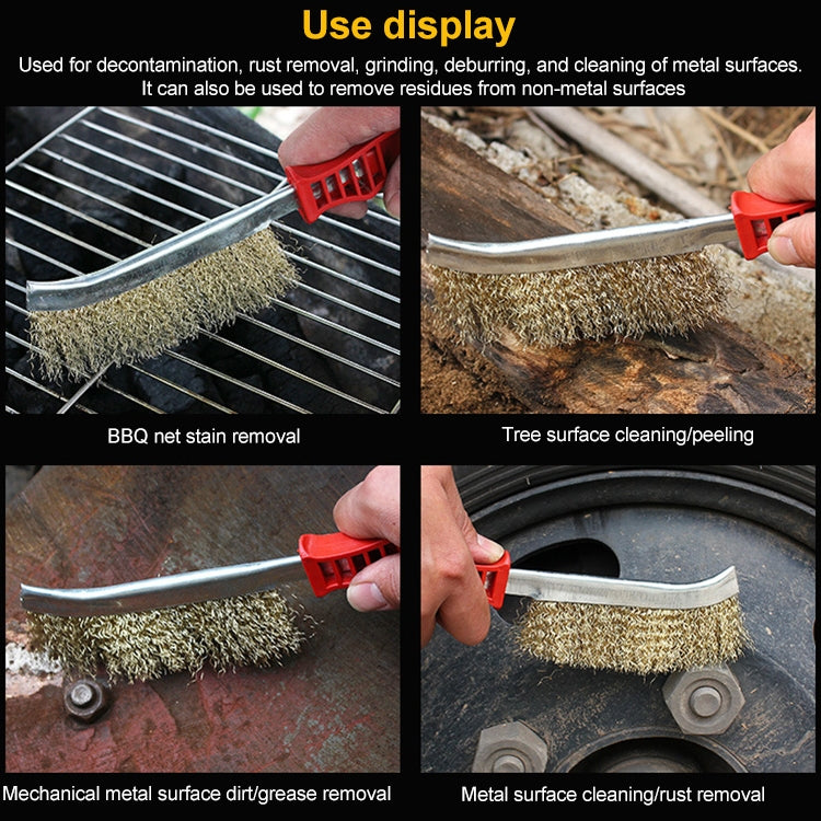 BBQ Grill Wire Cleaning Brush with Handle