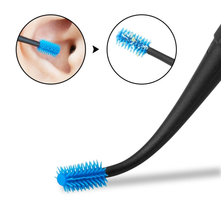 Japan 360-Degree Silicone Dual-Head Ear Scoop Soft-Head Spiral Ear Picking Tool