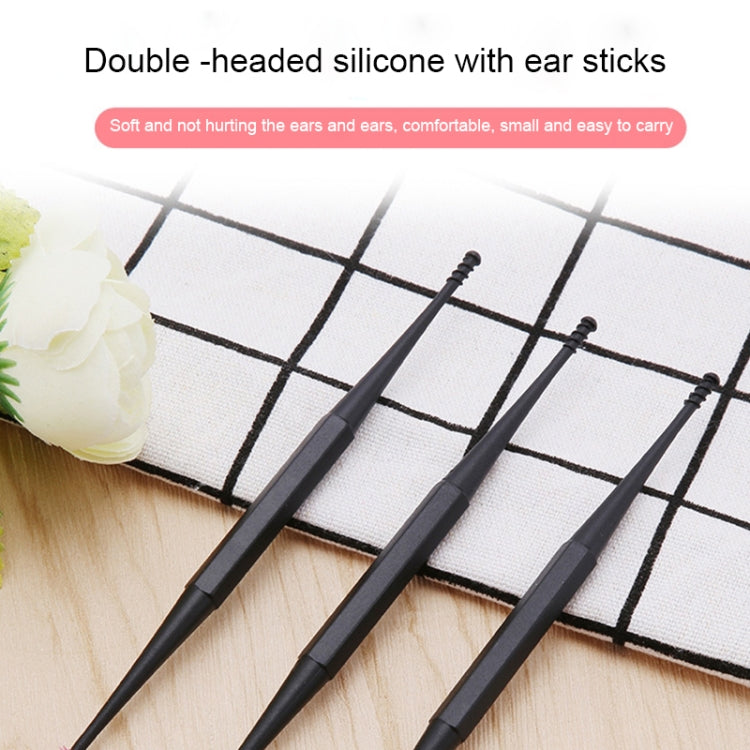Japan 360-Degree Silicone Dual-Head Ear Scoop Soft-Head Spiral Ear Picking Tool