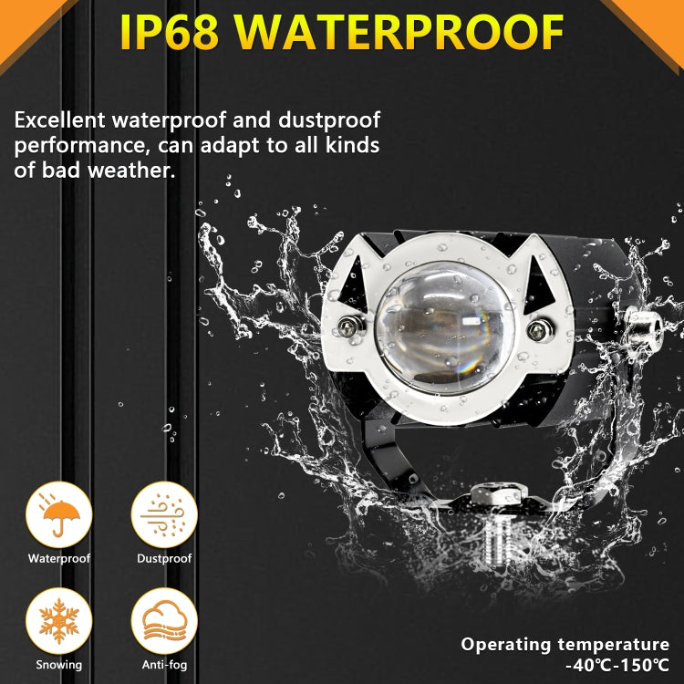 S19 IP68 Waterproof Motorcycle Spotlight
